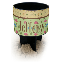 Summer Camping Black Beach Spiker Drink Holder (Personalized)