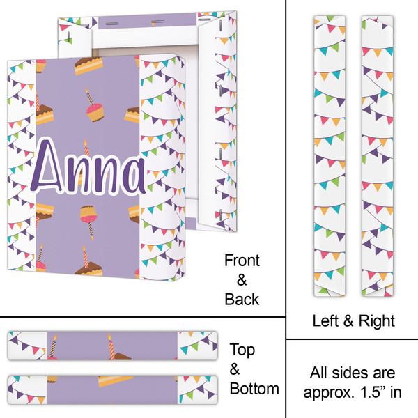 Happy Birthday 11x14 - Canvas Print - Approval