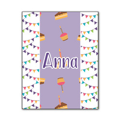 Happy Birthday Wood Print - 11x14 (Personalized)