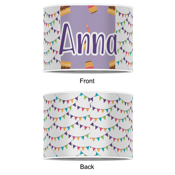 Happy Birthday 12" Drum Lampshade - APPROVAL (Poly Film)