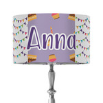 Happy Birthday 12" Drum Lamp Shade - Fabric (Personalized)