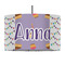 Happy Birthday 12" Drum Pendant Lamp - Fabric (Personalized)