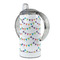 Happy Birthday 12 oz Stainless Steel Sippy Cups - FULL (back angle)