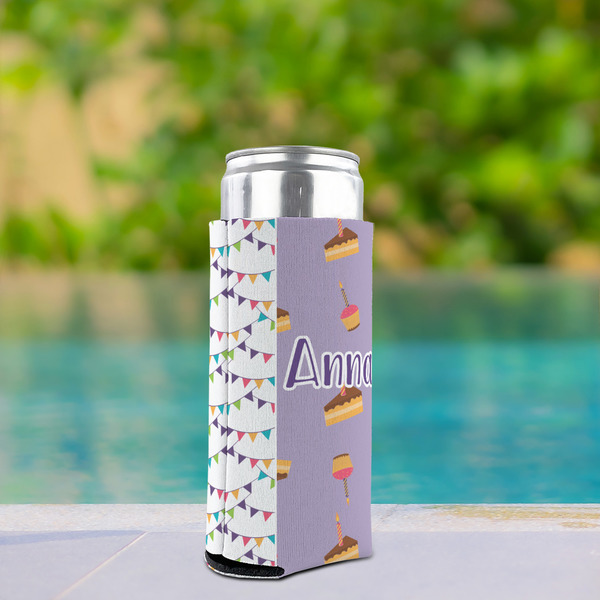 Happy Birthday Can Cooler - Tall 12oz - In Context