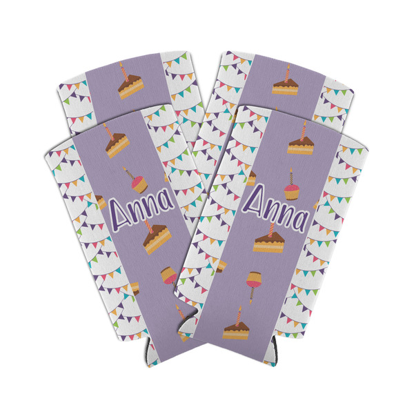 Happy Birthday 12oz Tall Can Sleeve - Set of 4 - MAIN