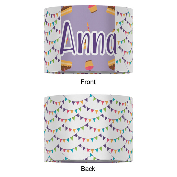 Happy Birthday 16" Drum Lampshade - APPROVAL (Fabric)