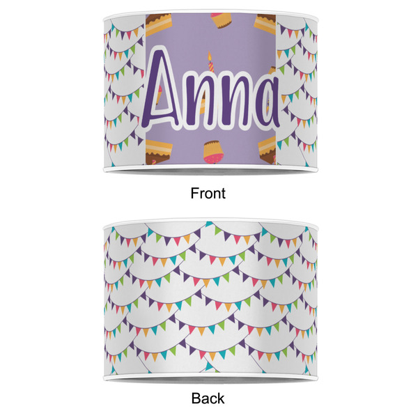 Happy Birthday 16" Drum Lampshade - APPROVAL (Poly Film)