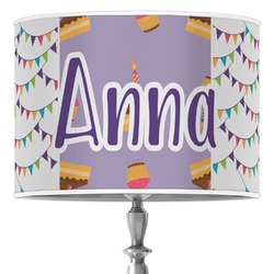 Happy Birthday 16" Drum Lamp Shade - Poly-film (Personalized)