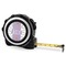 Happy Birthday 16 Foot Black & Silver Tape Measures - Front
