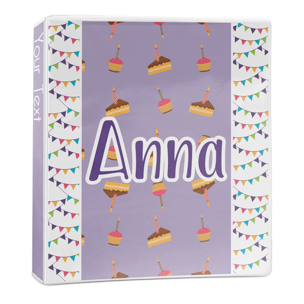 Custom Happy Birthday 3-Ring Binder - 1 inch (Personalized)