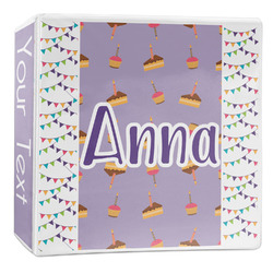 Happy Birthday 3-Ring Binder - 2 inch (Personalized)