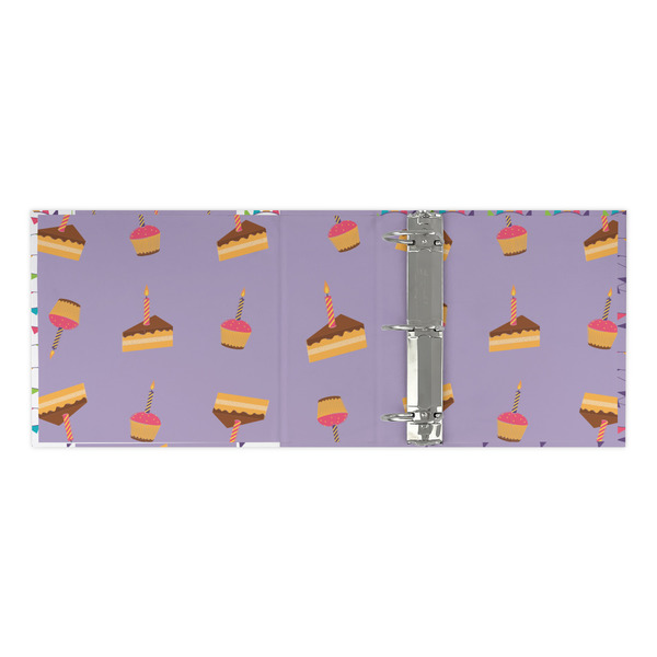 Happy Birthday 3 Ring Binders - Full Wrap - 3" - OPEN INSIDE