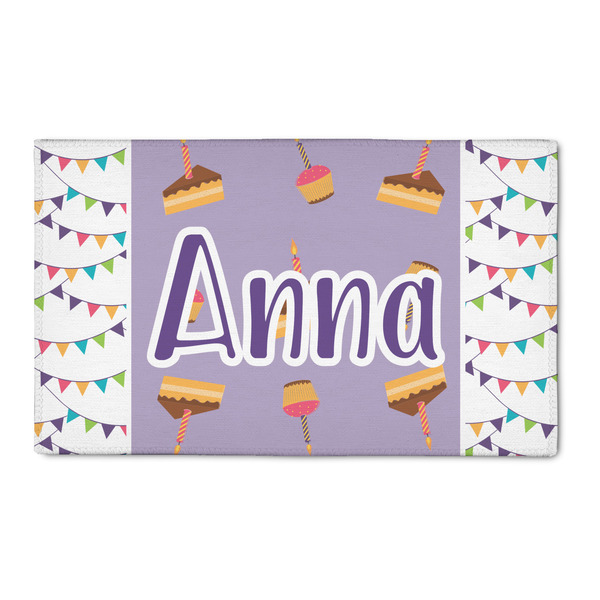 Custom Happy Birthday 3' x 5' Patio Rug (Personalized)