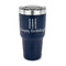 Happy Birthday 30 oz Stainless Steel Tumbler - Navy - Single Sided (Personalized)