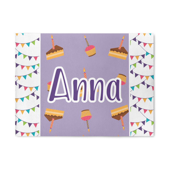 Custom Happy Birthday Area Rug (Personalized)