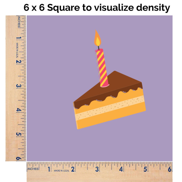 Happy Birthday 6x6 Swatch of Fabric