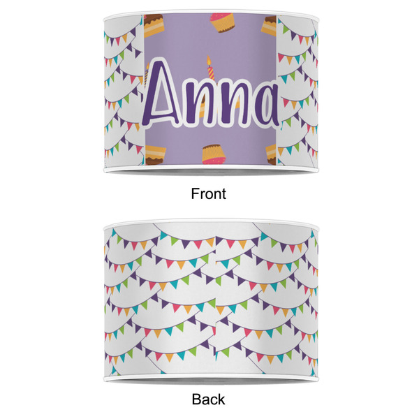 Happy Birthday 8" Drum Lampshade - APPROVAL (Poly Film)