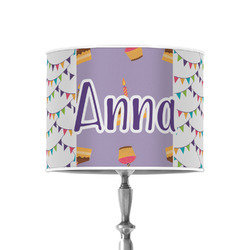 Happy Birthday 8" Drum Lamp Shade - Poly-film (Personalized)