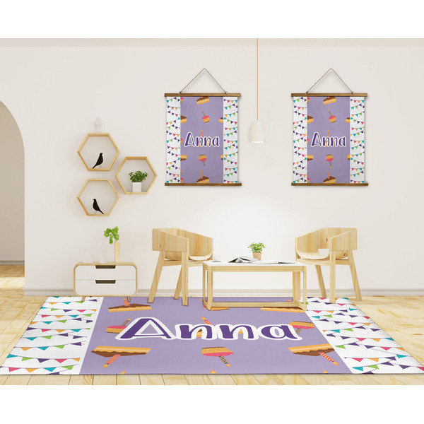 Happy Birthday 8'x10' Indoor Area Rugs - IN CONTEXT