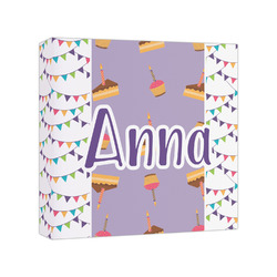 Happy Birthday Canvas Print - 8x8 (Personalized)