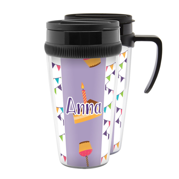 Custom Happy Birthday Acrylic Travel Mug (Personalized)