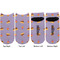 Happy Birthday Adult Ankle Socks - Double Pair - Front and Back - Apvl