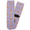 Happy Birthday Adult Crew Socks - Single Pair - Front and Back