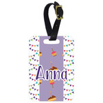 Happy Birthday Metal Luggage Tag w/ Name or Text