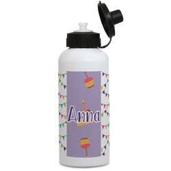Happy Birthday Water Bottles - Aluminum - 20 oz - White (Personalized)