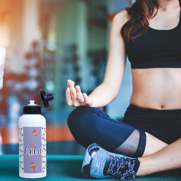 Happy Birthday Aluminum Water Bottle - White LIFESTYLE