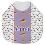 Happy Birthday Jersey Knit Baby Bib w/ Name or Text