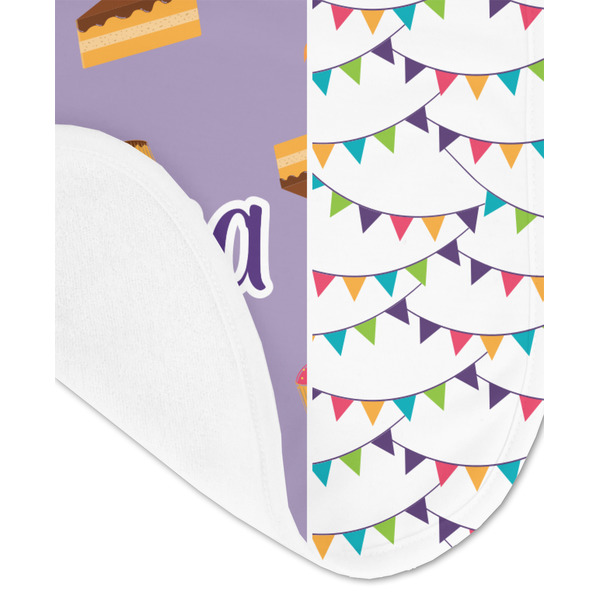 Happy Birthday Baby Bib - AFT detail