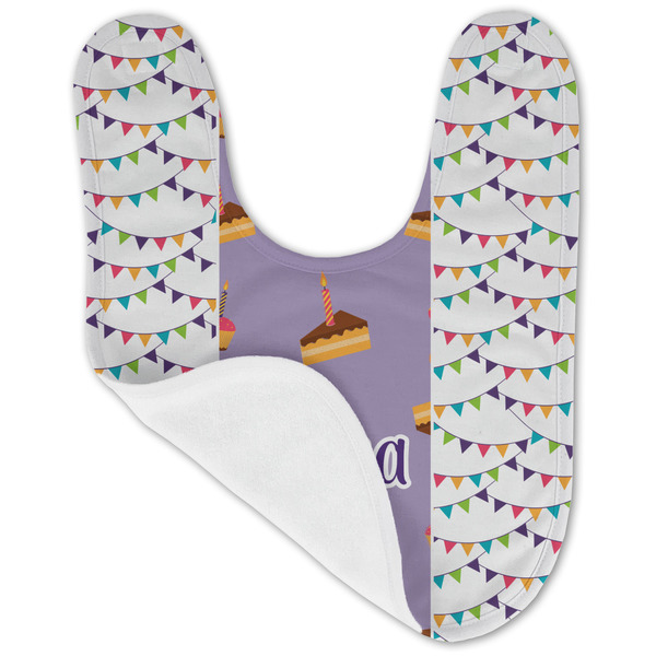 Happy Birthday Baby Bib - AFT folded