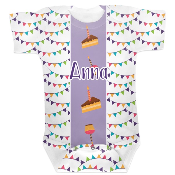 Custom Happy Birthday Baby Bodysuit (Personalized)