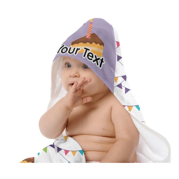 Happy Birthday Baby Hooded Towel on Child