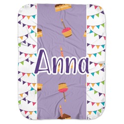 Happy Birthday Baby Swaddling Blanket (Personalized)