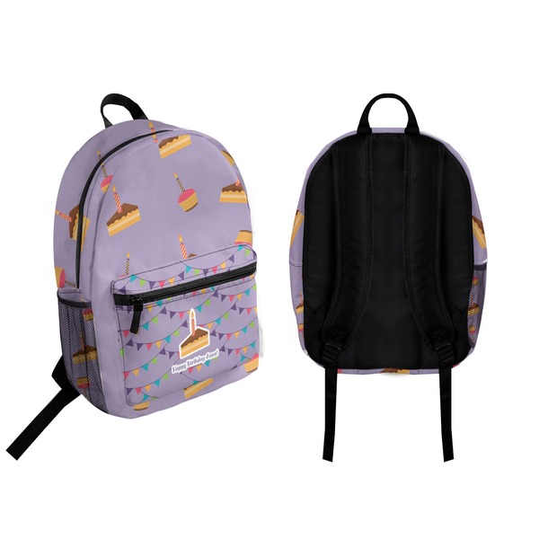 Happy Birthday Backpack front and back - Apvl