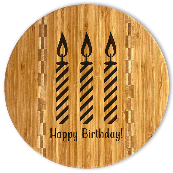 Custom Happy Birthday Bamboo Cutting Board (Personalized)