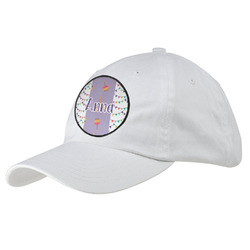 Happy Birthday Baseball Cap - White (Personalized)