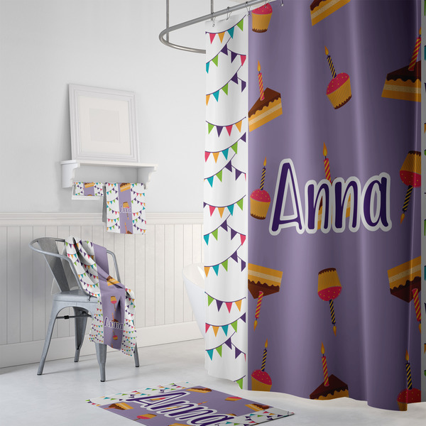 Happy Birthday Bath Towel Sets - 3-piece - In Context