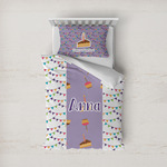 Happy Birthday Duvet Cover Set - Twin (Personalized)