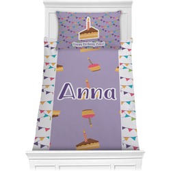 Happy Birthday Comforter Set - Twin (Personalized)