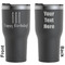 Happy Birthday Black RTIC Tumbler - Front and Back