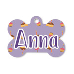 Happy Birthday Bone Shaped Dog ID Tag - Small (Personalized)