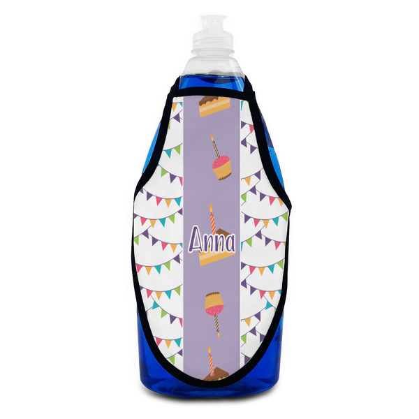 Happy Birthday Bottle Apron - Soap - FRONT