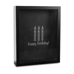 Happy Birthday Bottle Cap Shadow Box - 11in x 14in (Personalized)