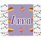 Happy Birthday Woven Fabric Placemat - Twill w/ Name or Text