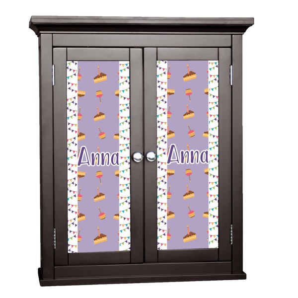 Custom Happy Birthday Cabinet Decal - Large (Personalized)