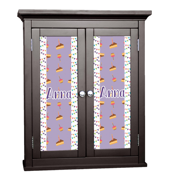 Custom Happy Birthday Cabinet Decal - Medium (Personalized)