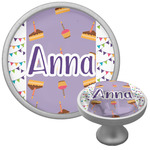 Happy Birthday Cabinet Knob (Silver) (Personalized)